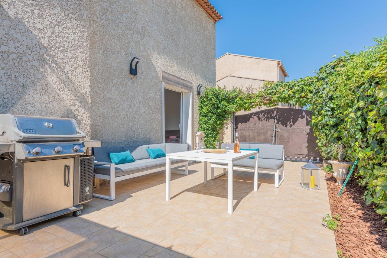 Maison Cosy Avec Petite Piscine Six-Fours-les-Plages Luaran gambar