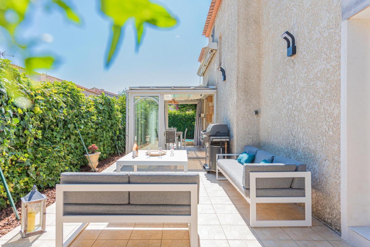 Maison Cosy Avec Petite Piscine Six-Fours-les-Plages Luaran gambar
