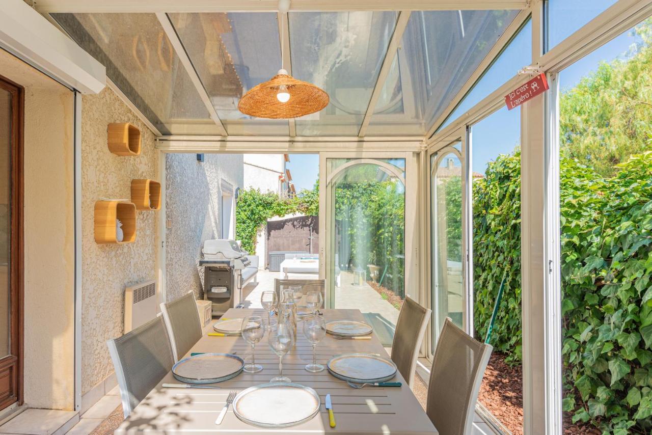 Maison Cosy Avec Petite Piscine Six-Fours-les-Plages Luaran gambar