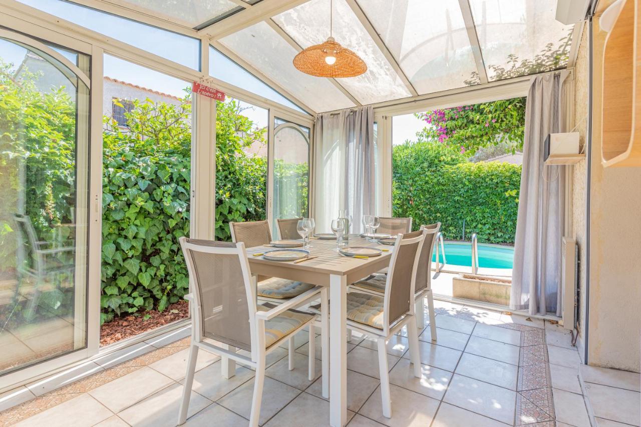 Maison Cosy Avec Petite Piscine Six-Fours-les-Plages Luaran gambar